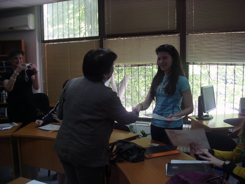 IMG_2770.JPG - Тридневен семинар в рамките на програма "Атлантис" между ЕС и САЩ. Лектор: Лилия Рачева-Стратиева - Международен институт за младежка литература и проучване на четенето, Виена