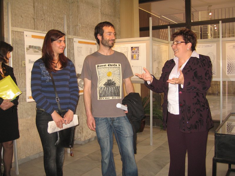 IMG_7913.jpg - Откриване на изложба "Библиотечни пространства". Архитектурни проекти на студенти по архитектура от ВСУ представят съвременна визия за модерната библиотека