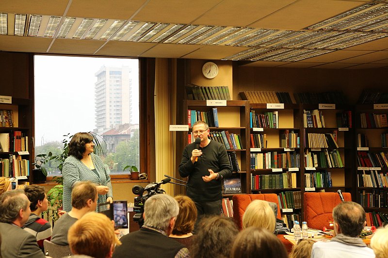 IMG_4014.JPG - Среща с писателя Георги Господинов – разговор за литературата, книгите и четящите хора